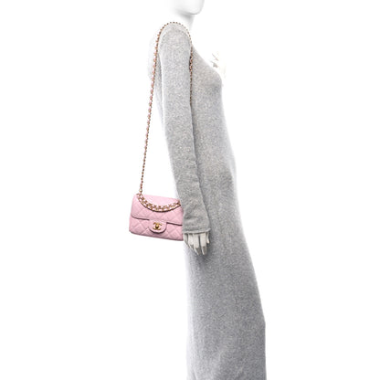 Chanel Caviar Quilted Mini Flap Light Pink 2 of 11