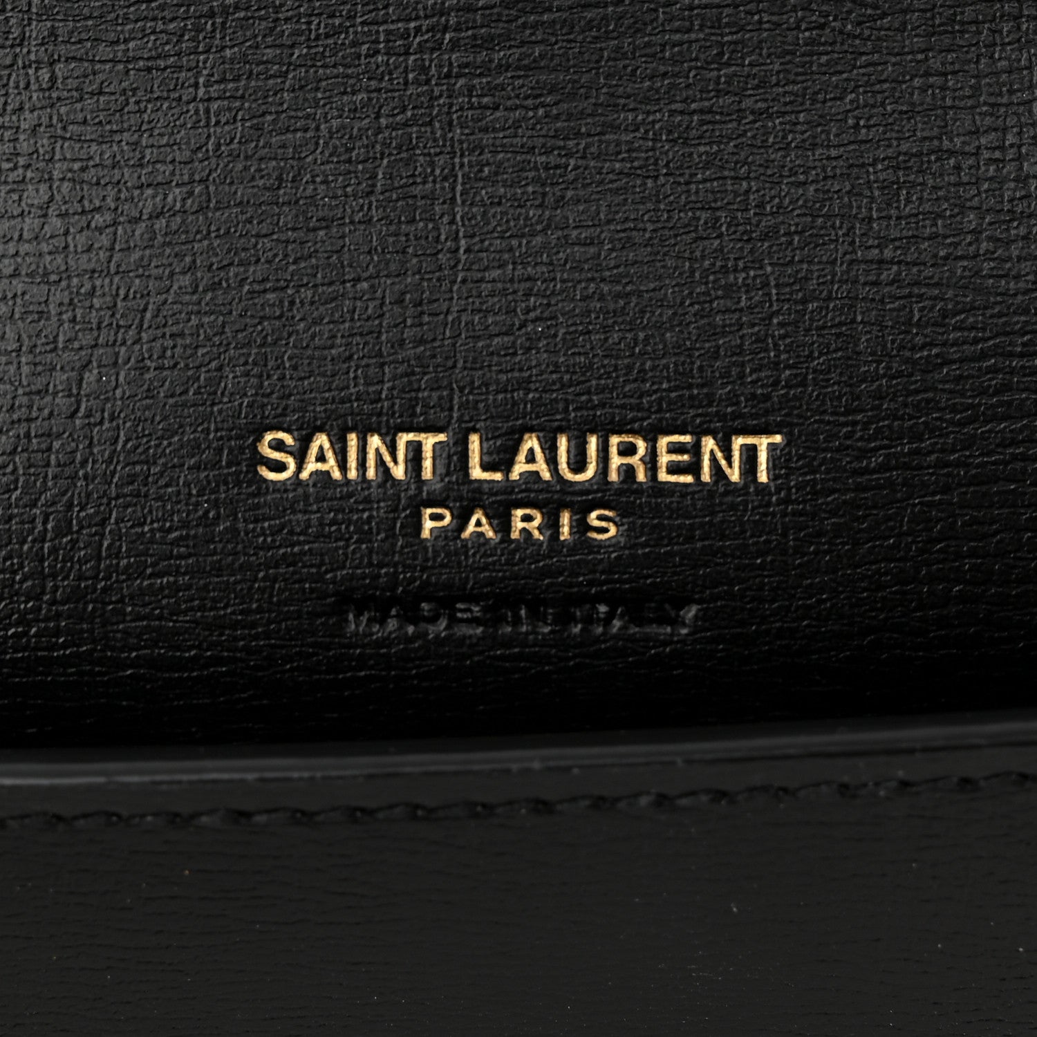 Saint Laurent Smooth Calfskin Monogram Phone Holder Crossbody Black 6 of 10