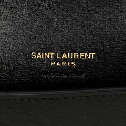 Saint Laurent Smooth Calfskin Monogram Phone Holder Crossbody Black 6 of 10