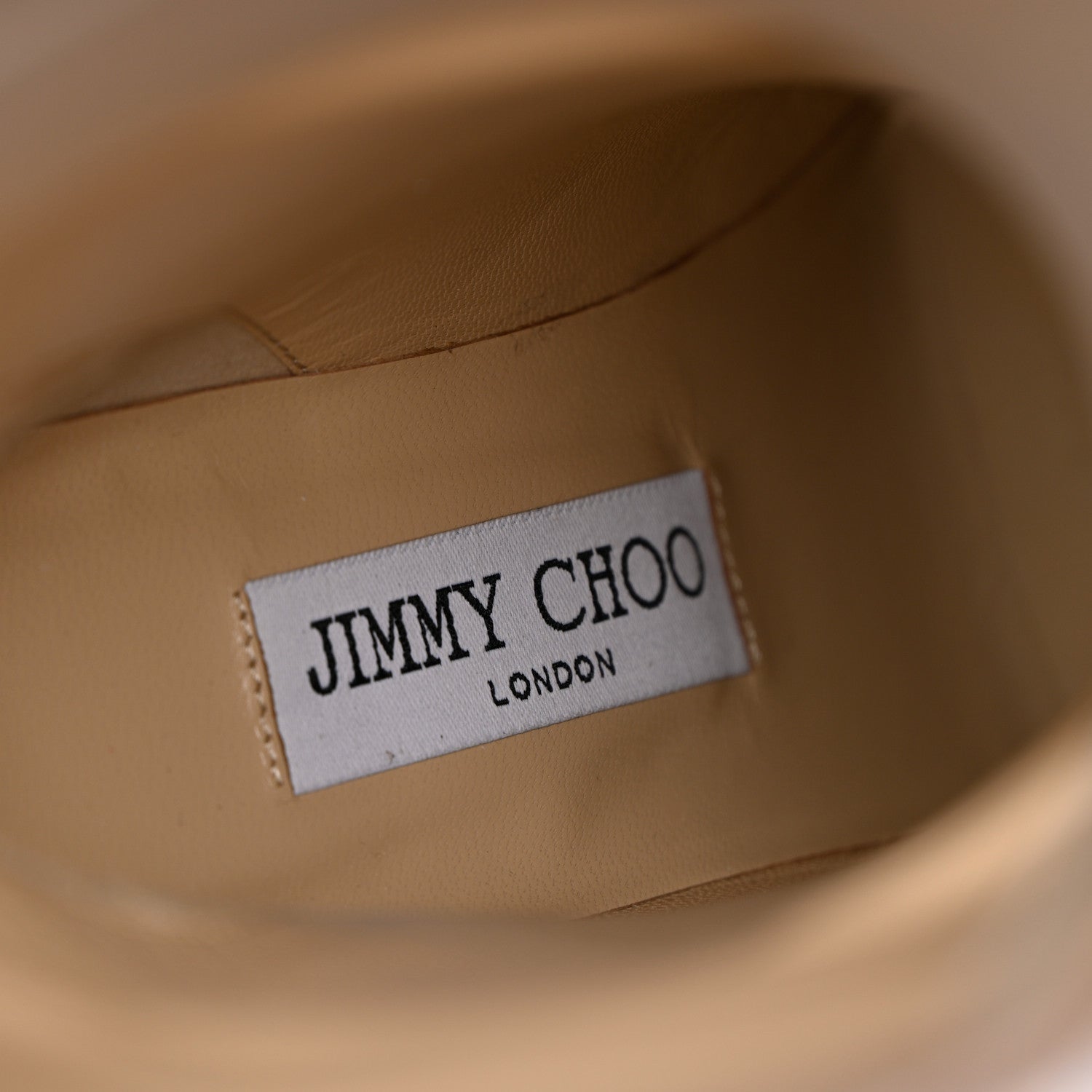 Jimmy Choo Suede Beren 85 Boots 36 Light Mocha 7 of 16