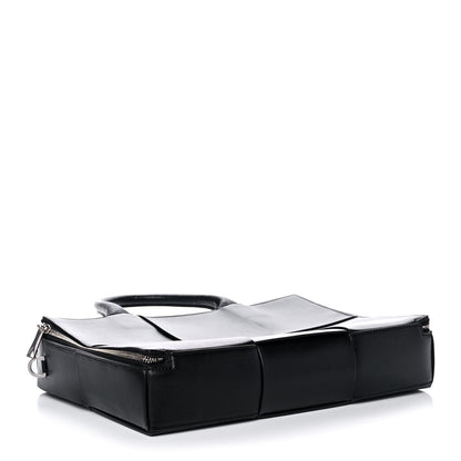 Bottega Veneta Calfskin Maxi Intrecciato Arco Briefcase Black 5 of 11