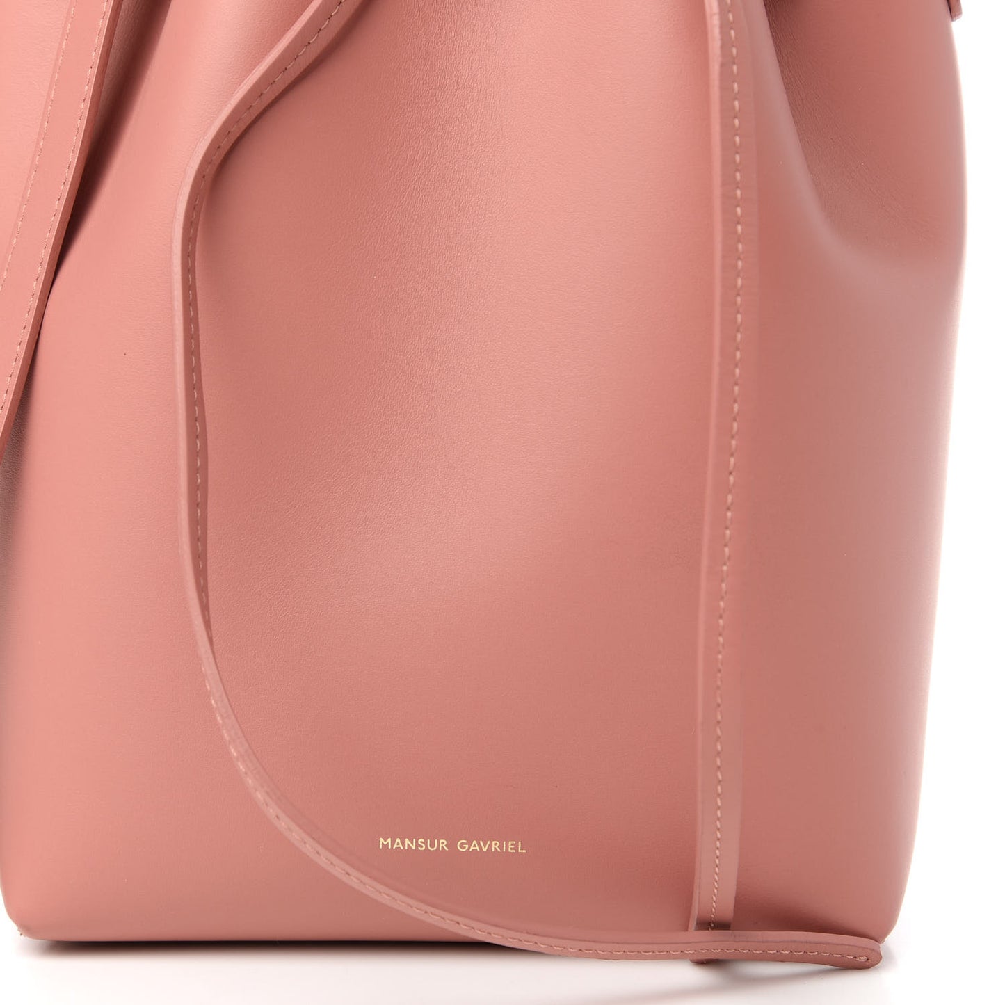 Calfskin Mini Bucket Bag Blush