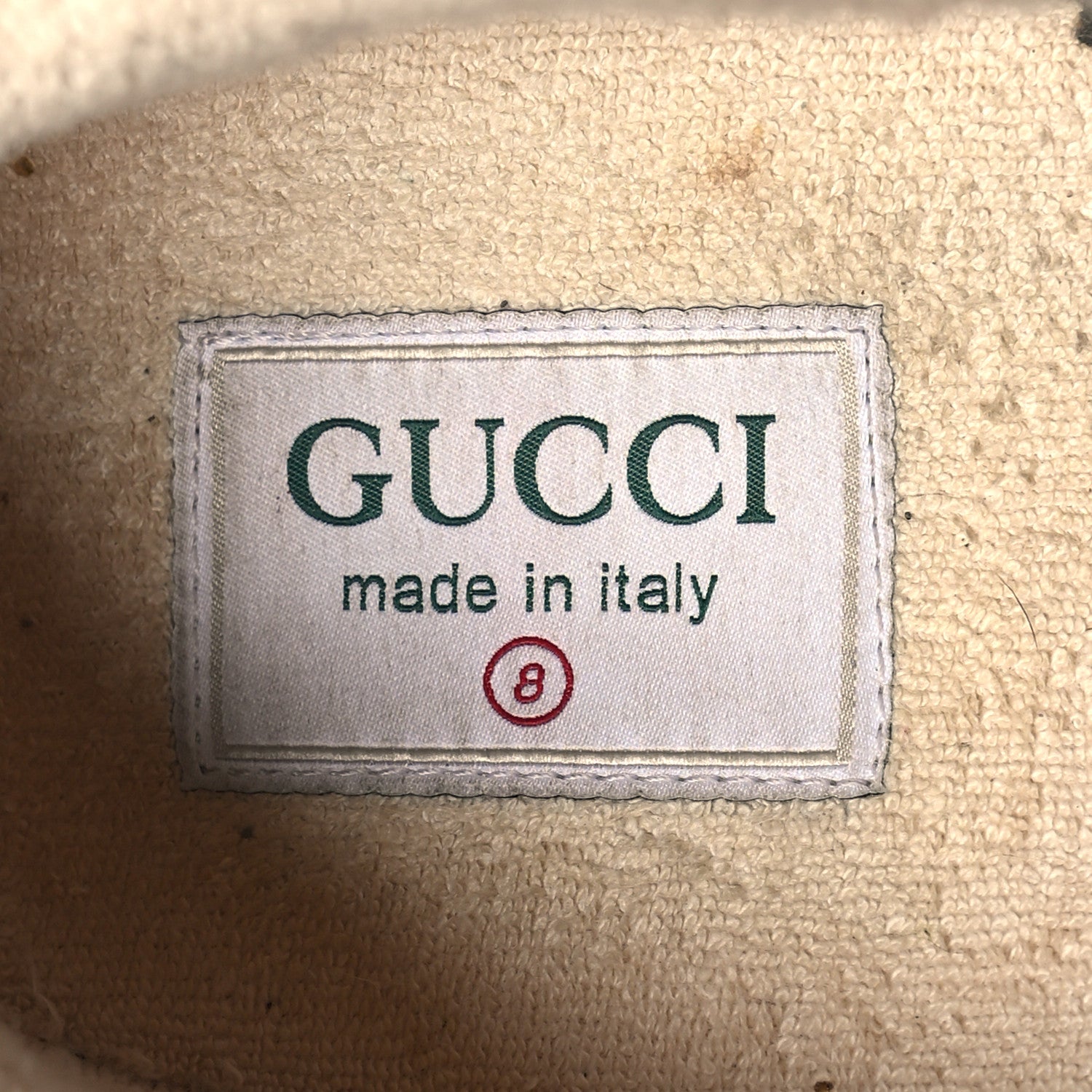Gucci Metallic Calfskin Glitter Mesh Mens Ultrapace Sneakers 8 Silver Light Grey Mystic White 7 of 9