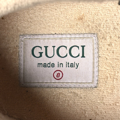 Gucci Metallic Calfskin Glitter Mesh Mens Ultrapace Sneakers 8 Silver Light Grey Mystic White 7 of 9