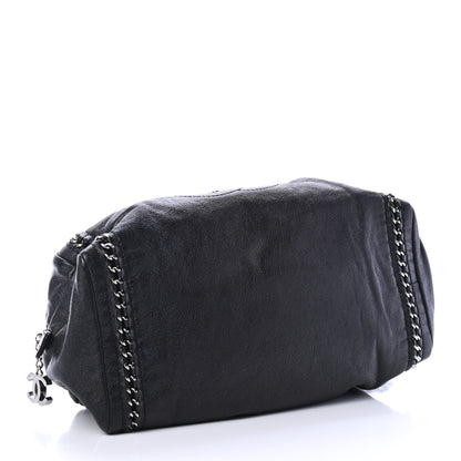 Chanel Goatskin Medium Luxe Ligne Bowler Black 3 of 4