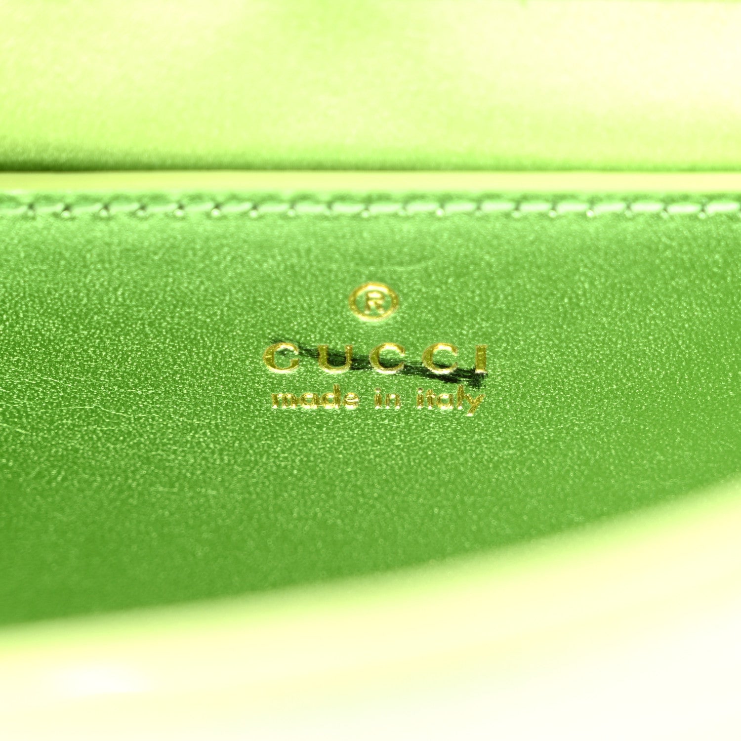 Gucci Metallic Calfskin Sequin Mini Diana Tote Bag Green 6 of 12