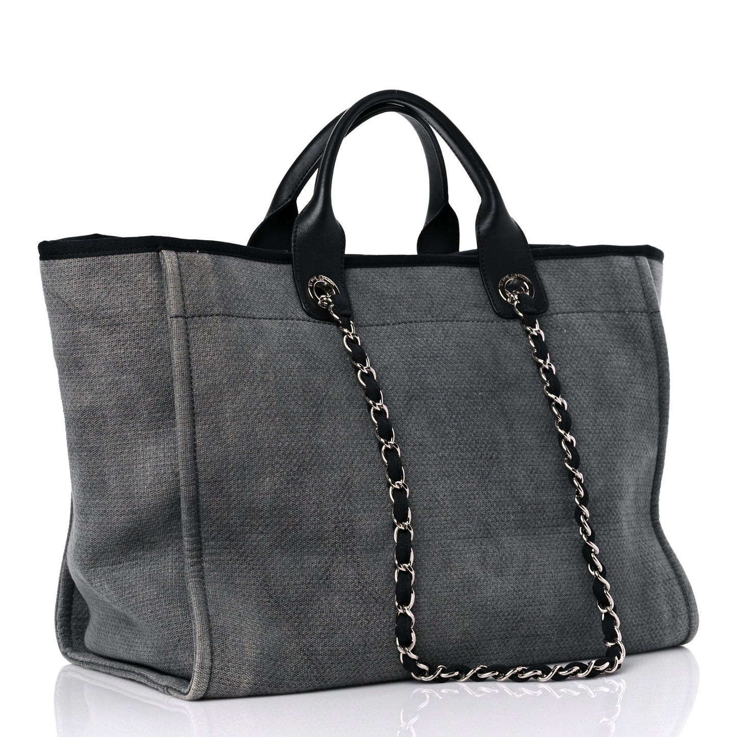 Canvas Medium Deauville Tote Grey