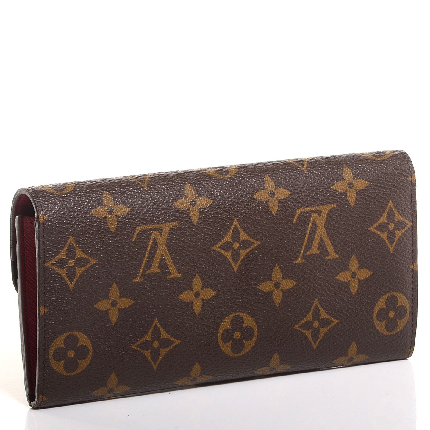 Monogram Emilie Wallet Red