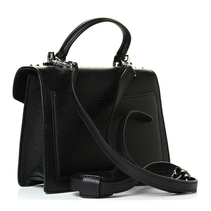 MCM Calfskin Studded Small Patricia Satchel Black 2 of 7