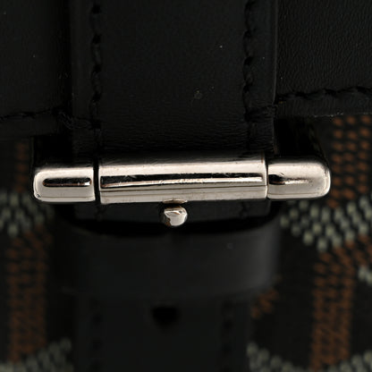 Goyard Goyardine Calfskin Alpin MM Backpack Black 14 of 15