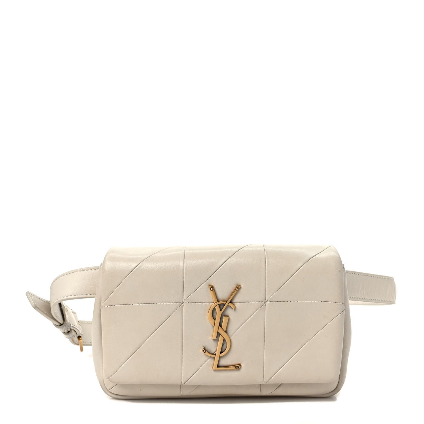 Lambskin Monogram Jamie Belt Bag Crema Soft