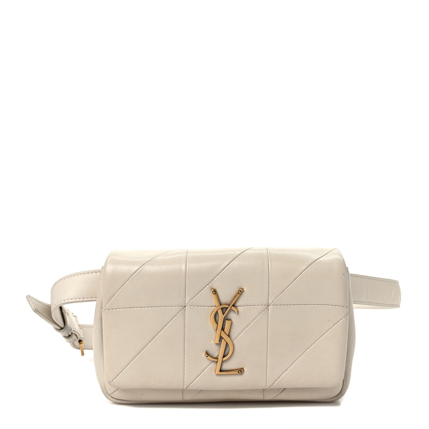 Saint Laurent Lambskin Monogram Jamie Belt Bag Crema Soft 1 of 10