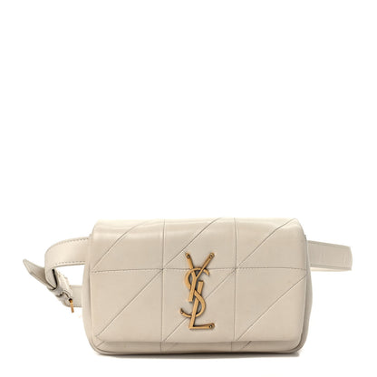 Saint Laurent Lambskin Monogram Jamie Belt Bag Crema Soft 1 of 10