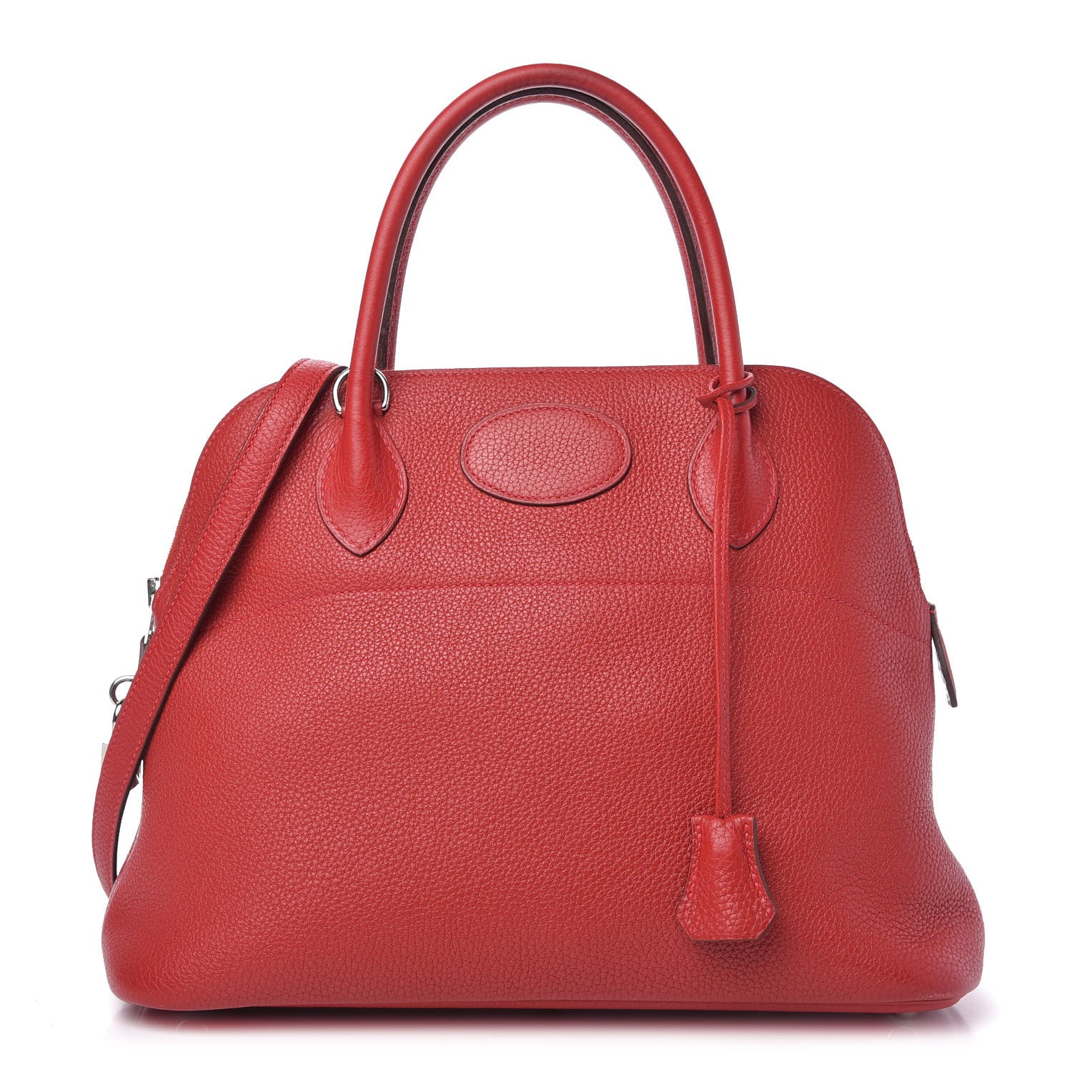 Hermes Taurillon Clemence Bolide 31 Rouge Casaque 1 of 10