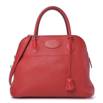 Hermes Taurillon Clemence Bolide 31 Rouge Casaque 1 of 10
