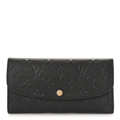 Louis Vuitton Empreinte Emilie Wallet Black Dune 1 of 10