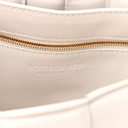 Bottega Veneta Lambskin Maxi Intreccio Padded Chain Cassette Crossbody Bag White 6 of 13