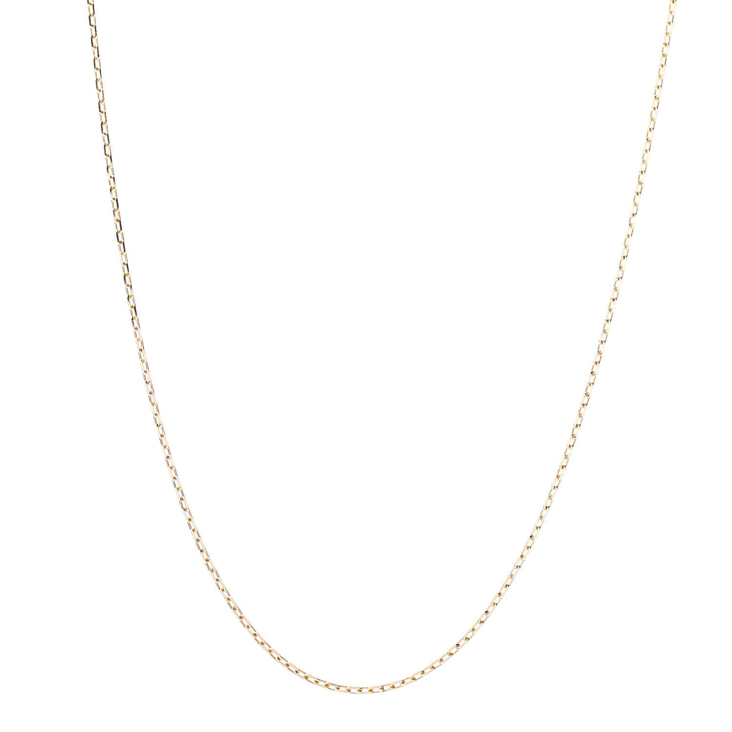 18K Yellow Gold Chain Necklace
