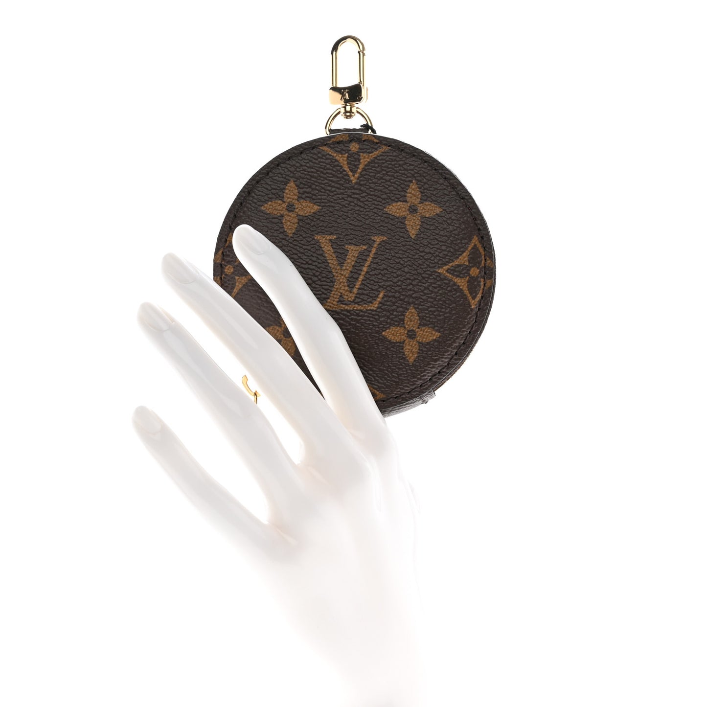 Monogram Neverfull BB Round Coin Purse Pivoine