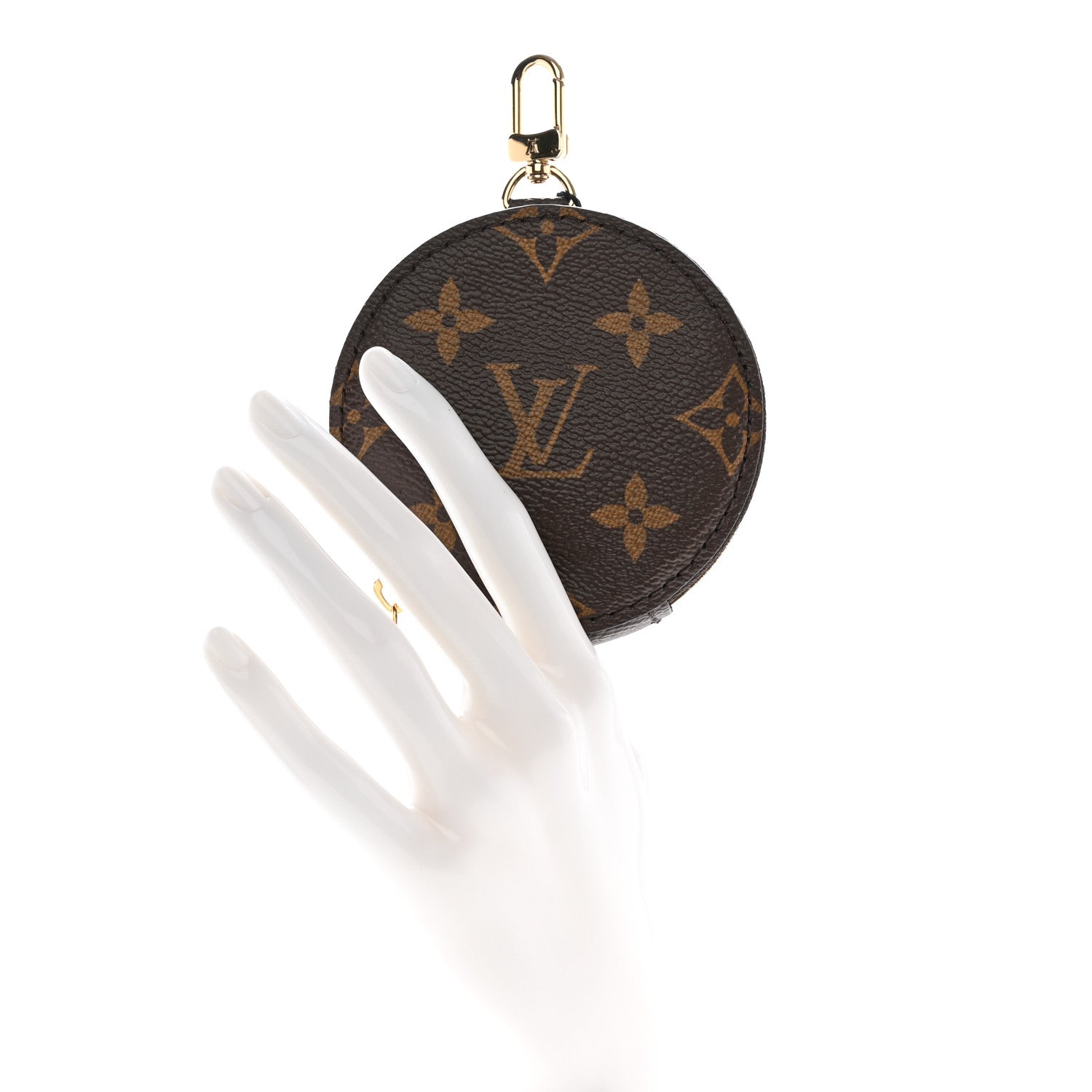 Louis Vuitton Monogram Neverfull BB Round Coin Purse Pivoine 2 of 5
