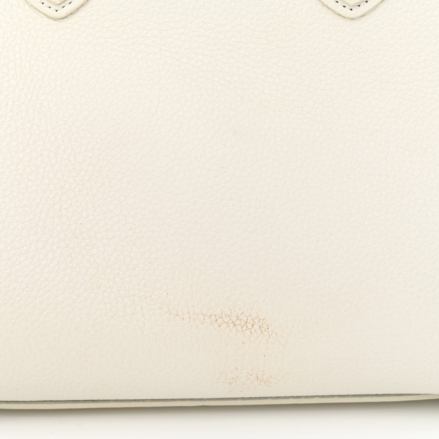 Celine Drummed Calfskin Micro Luggage White 14 of 14