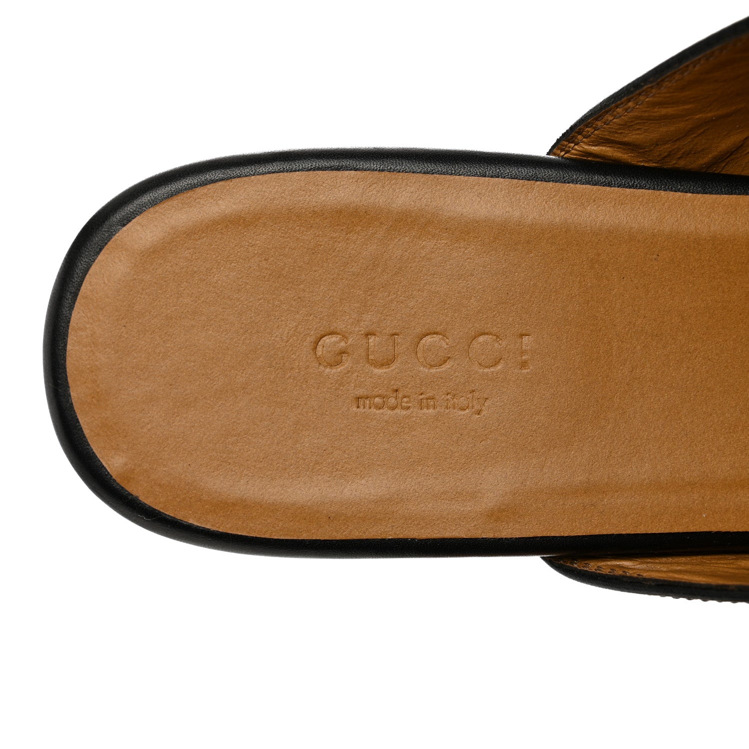 Gucci Calfskin Womens Princetown Slippers 38 Black 6 of 9