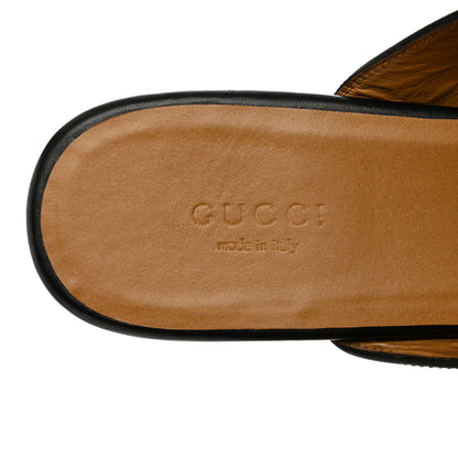 Gucci Calfskin Womens Princetown Slippers 38 Black 6 of 9