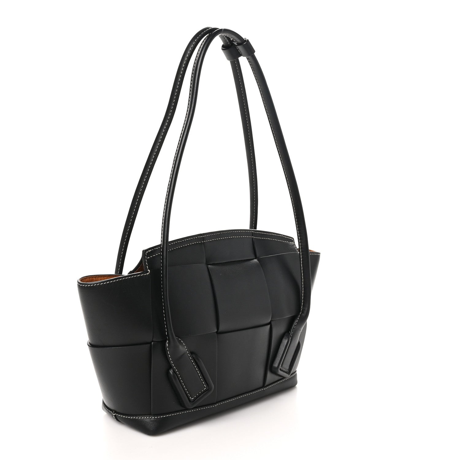 Bottega Veneta French Calfskin Maxi Intrecciato Arco 33 Black 3 of 9