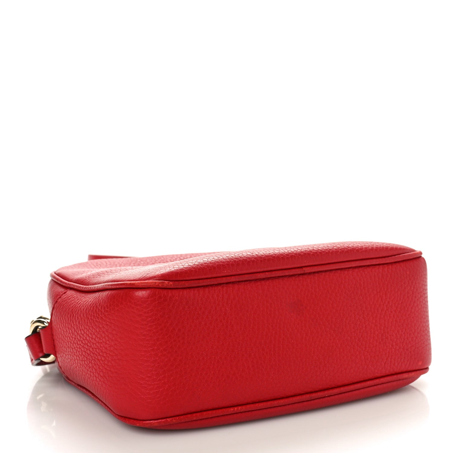 Gucci Pebbled Calfskin Small Soho Disco Bag Tabasco Red 4 of 10
