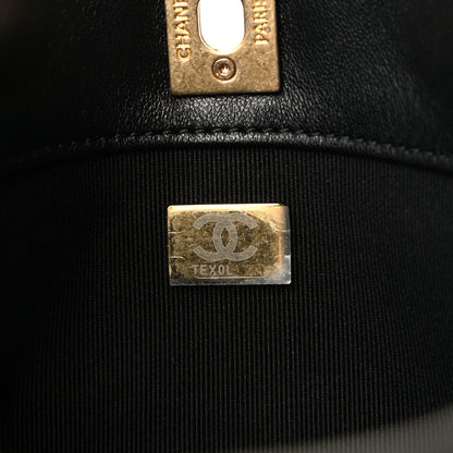 Chanel Lambskin Quilted Crush on Chains Hobo Black 8 of 10