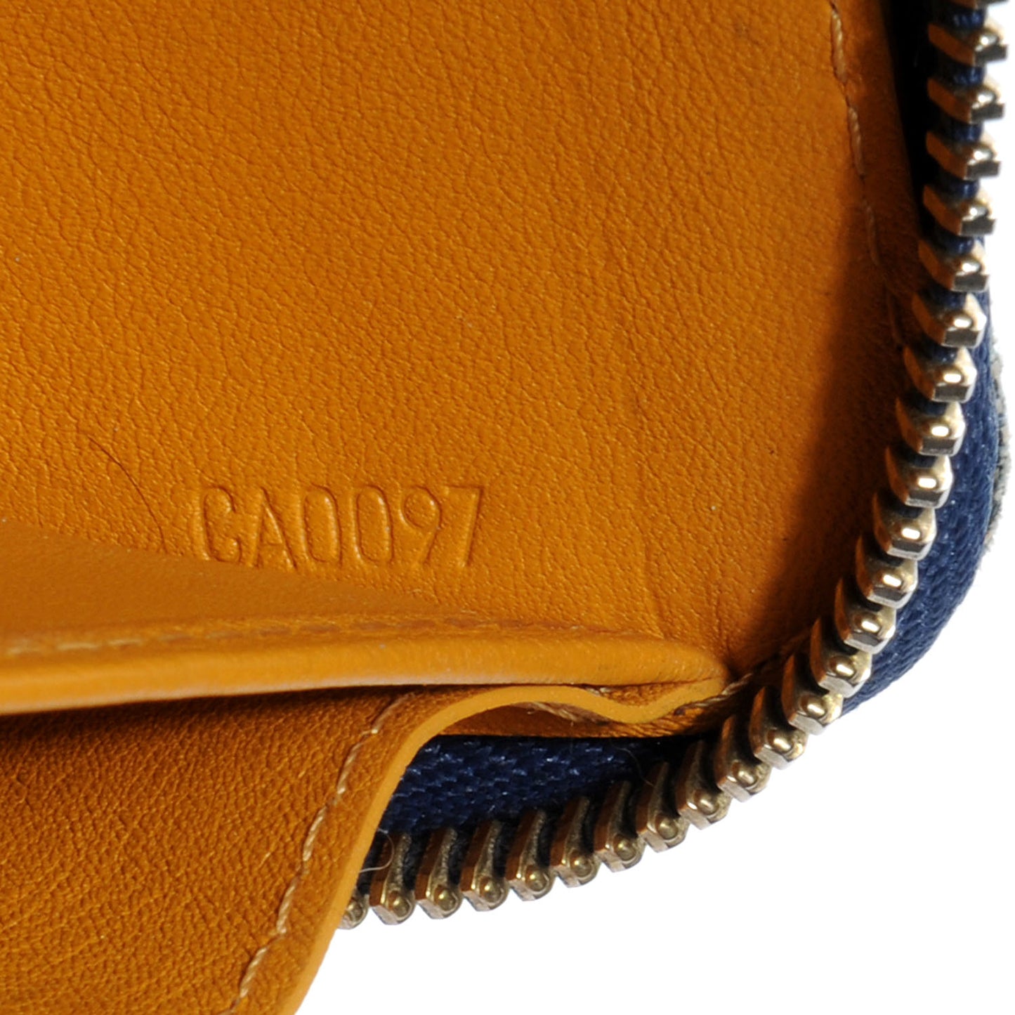 Denim Zippy Wallet Blue