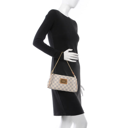 Louis Vuitton Damier Azur Eva Clutch 2 of 10