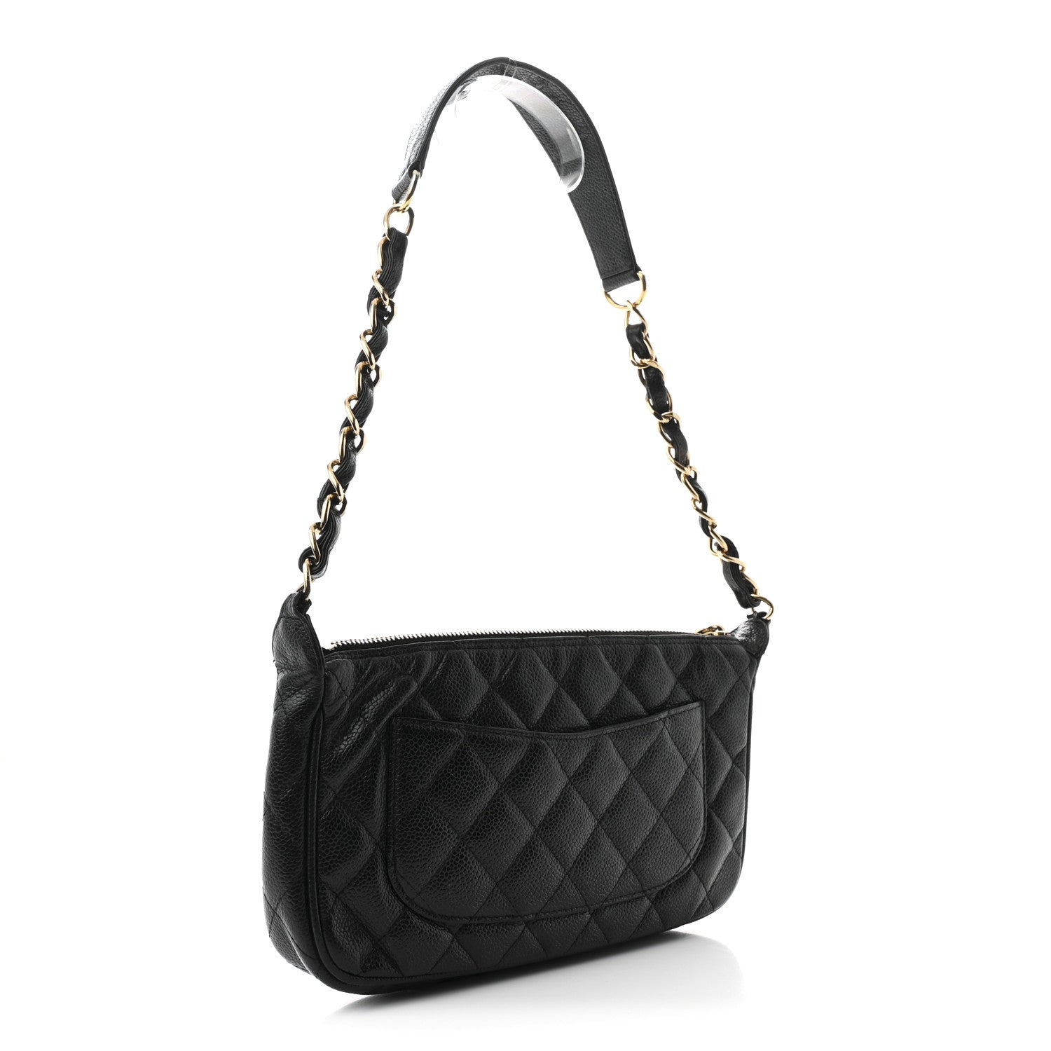 Chanel Caviar Quilted Timeless CC Shoulder Bag Black 3 of 11