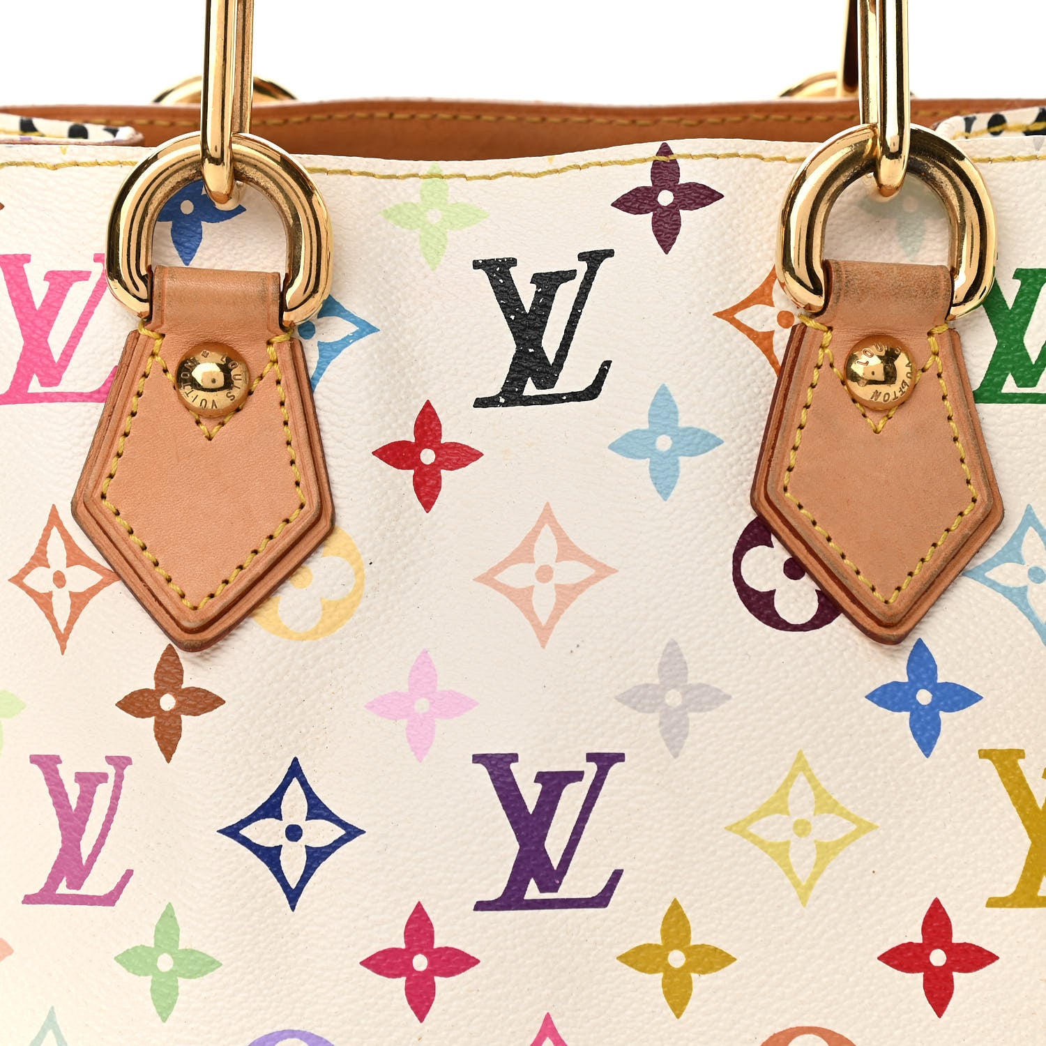 Louis Vuitton Monogram Multicolor Audra White 8 of 12