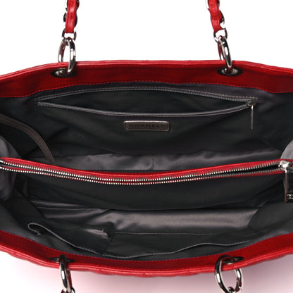 Chanel Caviar Quilted XL Grand Shopping Tote GST Red 5 of 11