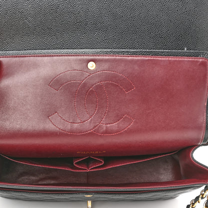 Chanel Caviar Quilted Maxi Double Flap Black 5 of 10