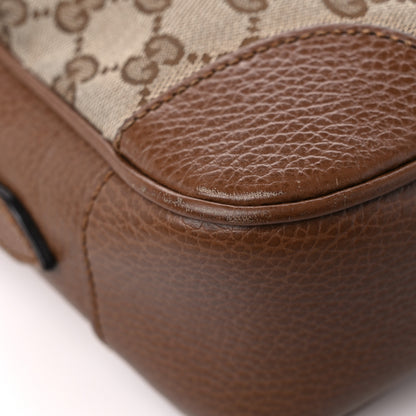 Gucci Monogram Mini Bree Messenger Bag Beige Tabacco 10 of 15