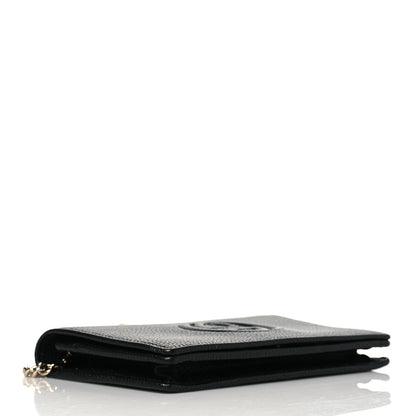 Gucci Pebbled Calfskin Soho Wallet on Chain Black 4 of 9