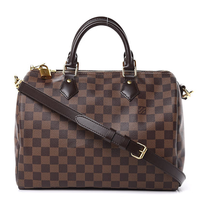 Louis Vuitton Damier Ebene Speedy Bandouliere 30 1 of 12