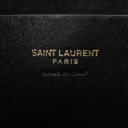 Saint Laurent Patent Calfskin Le 5 A 7 Mini Hobo Black 6 of 10