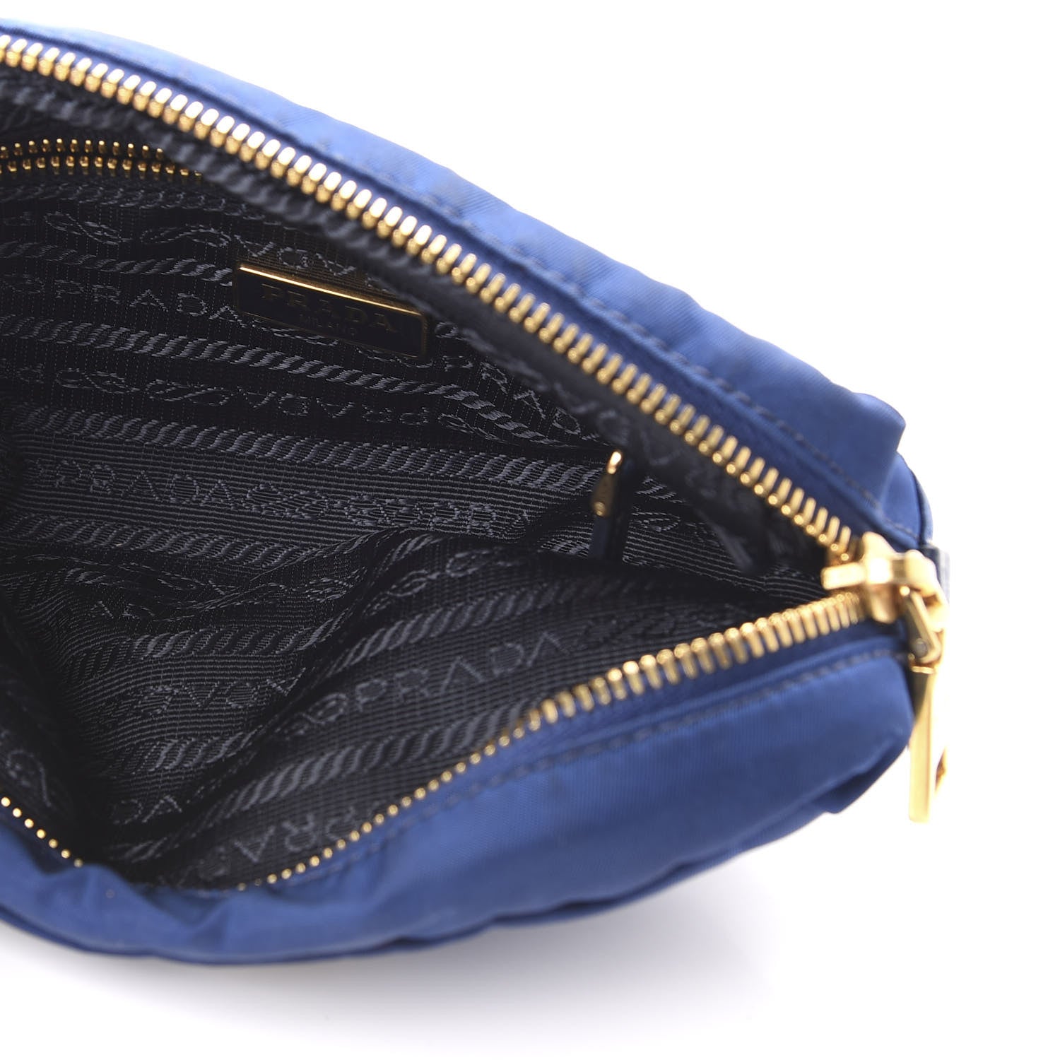 Prada Tessuto Nylon Vela Cosmetic Pouch Bleuette 5 of 9