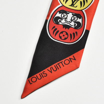 Louis Vuitton Silk Monogram Kabuki Stickers BB Bandeau Black 3 of 5
