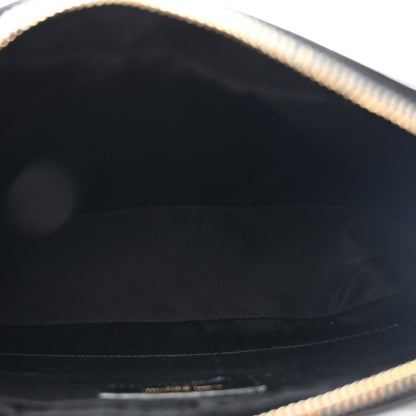 Saint Laurent Calfskin Matelasse Monogram Lou Camera Bag Black 5 of 10