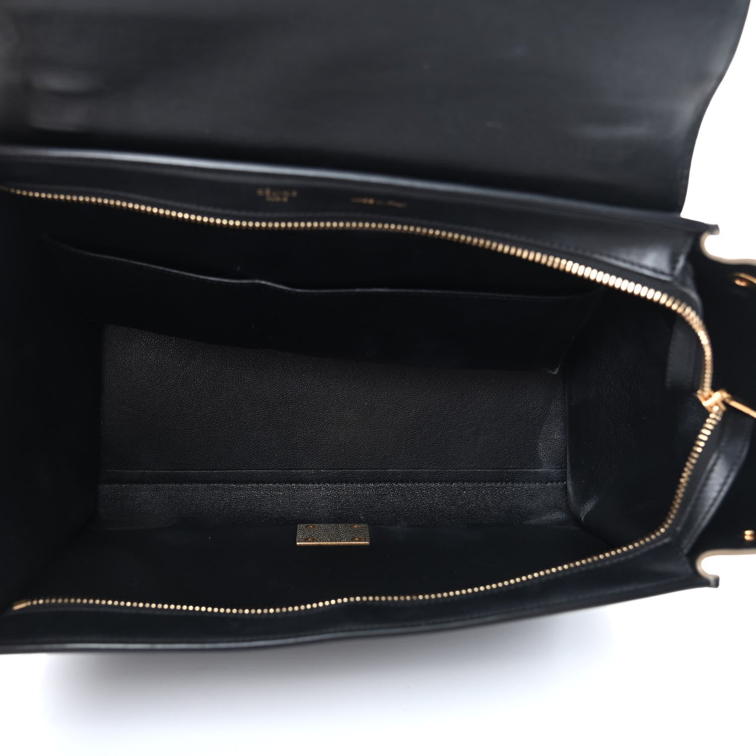 Celine Elephant Calfskin Small Tri-Color Trapeze Indigo 5 of 9