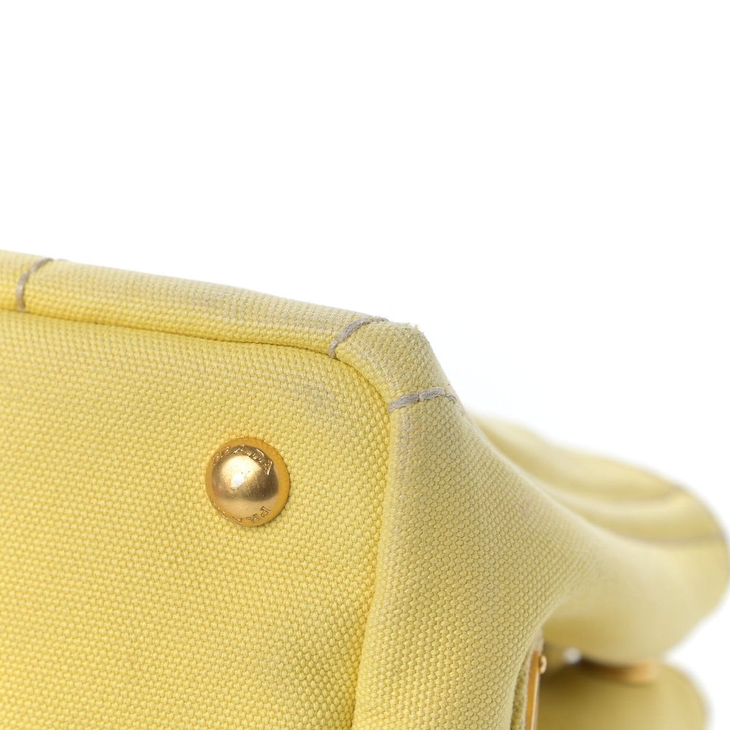 Canvas Canapa Small Logo Tote Yellow