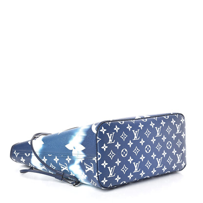 Louis Vuitton Monogram Escale Neverfull MM Blue 4 of 11