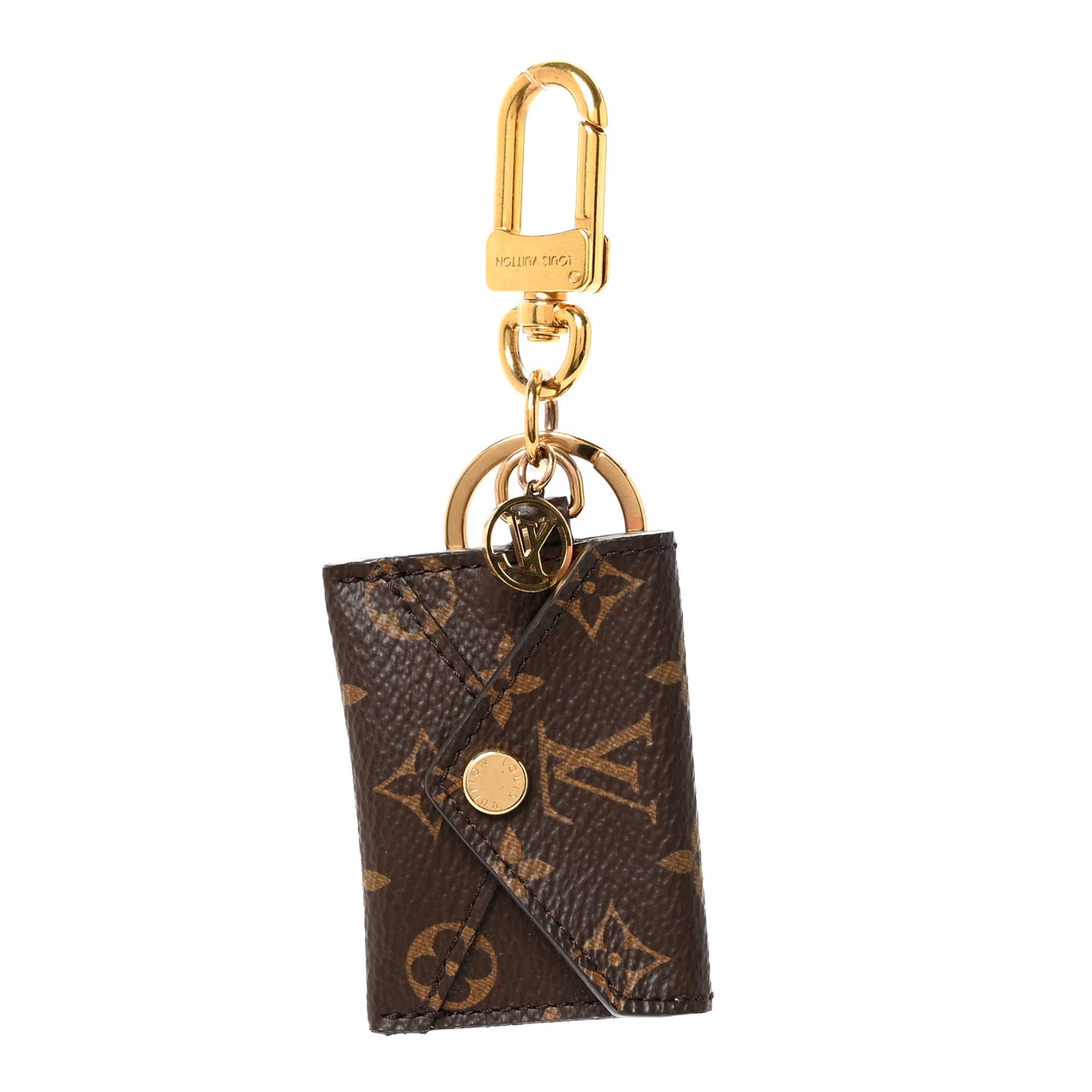 Monogram Kirigami Pouch Bag Charm Key Holder