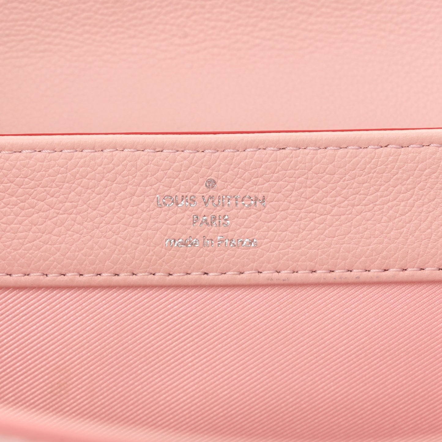 Soft Calfskin Lockme II Chain Rivets BB Rose Ballerine