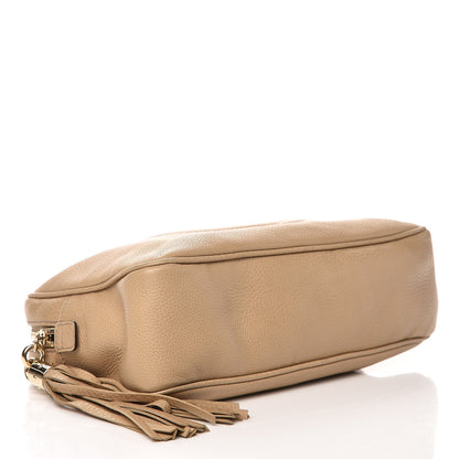 Gucci Pebbled Calfskin Small Soho Bowler Camelia 4 of 12