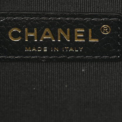 Chanel Grained Calfskin Quilted XXL Travel Flap Bag Black 6 of 10